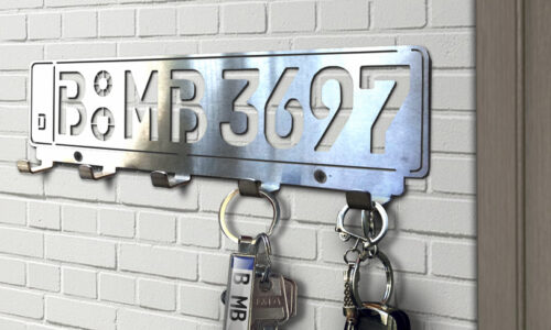 Keyboard chrome on the wall