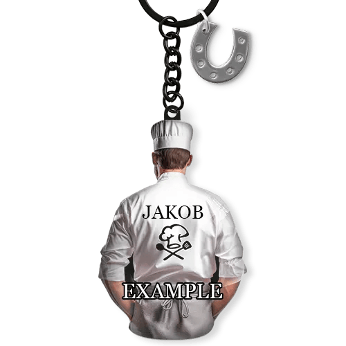 Keychain Chef With Name
