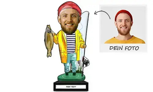 Personalised Deco Hobby Fisherman