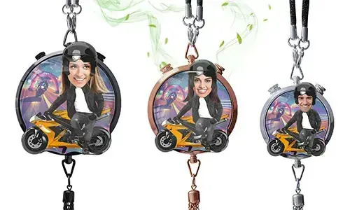 category-high-quality-air-freshener-comic-car-motorcyclist