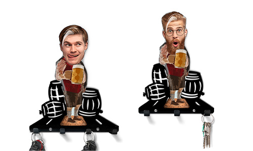Personalised Keyboard Comic Hobby - Octoberfest