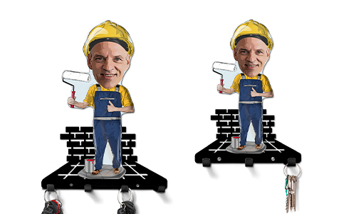 Personalised Keyboard Comic Profession - Painter