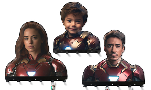 Ironman Geschenk Schlüsselbrett