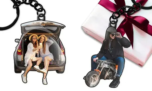 REGALO DE LLAVERO CON TEMA DE COCHE PARA TU HERMANA