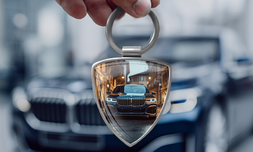 Llavero con foto de escudo en la galería 1