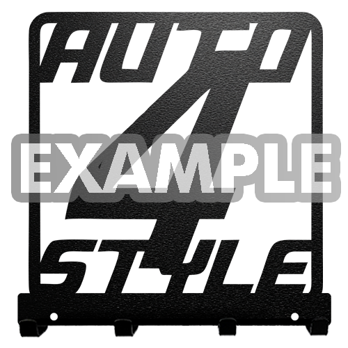 Wieszak na klucze na ścianę z logo