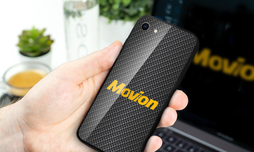 Funda para móvil con logotipo de la empresa en diseño clásico