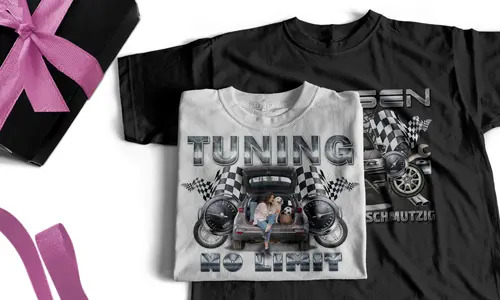 shirt tuning Schwarz 