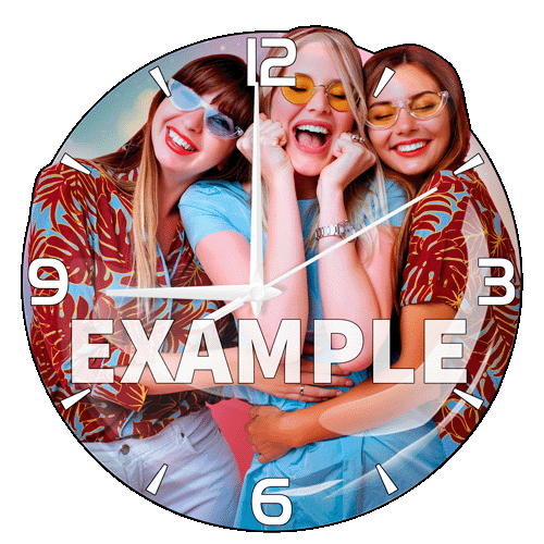 Wall Clock Personalized With Photo