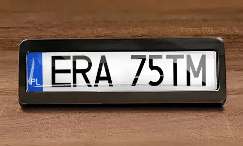 Placa Magnética de Matrícula