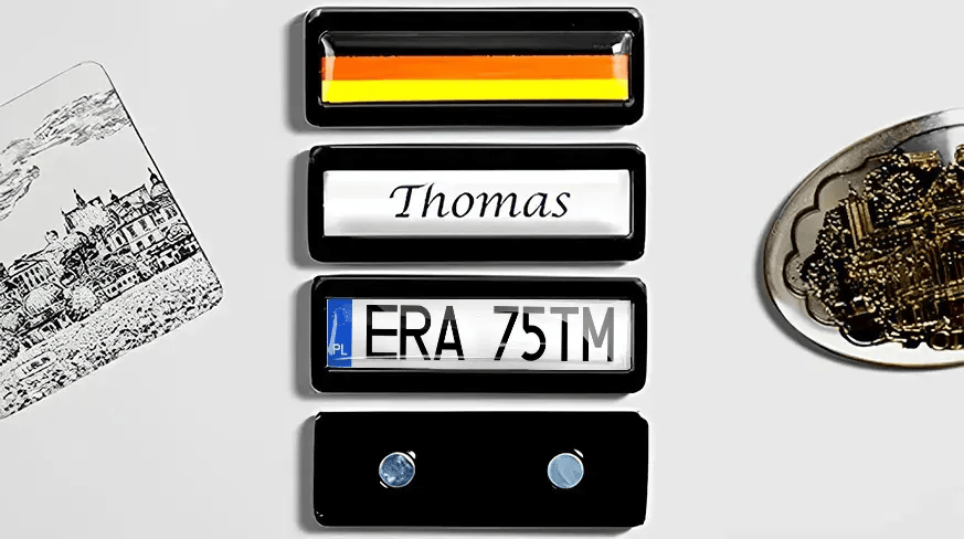 Magnet license plate