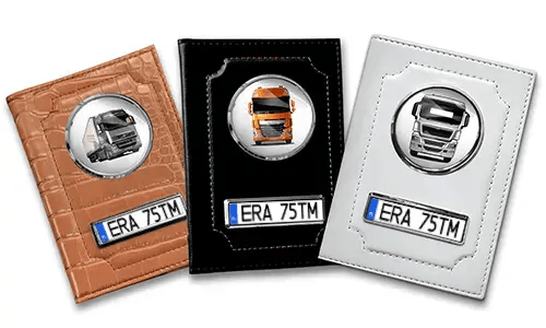 Personalized truck document holder