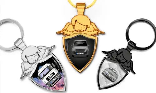 Guardian-Angel-Keychain-Shild