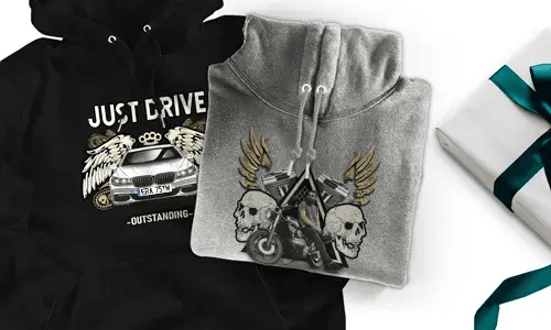  Sudadera con motivo de coche para hijo