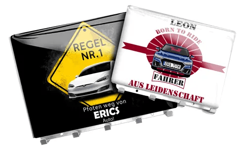 Wieszak na klucze z nazwą i wzorem