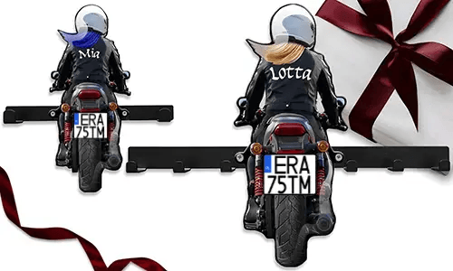 Toller Schlüsselhalter-Wand für deine liebe Großmutter – ihr Name und Nummernschild darauf!