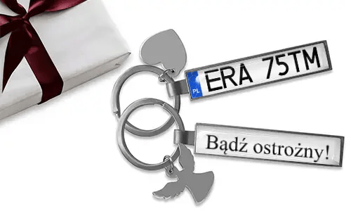 Personalisierter Kennzeichen-Schlüsselanhänger für deine Oma