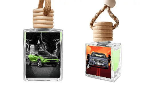 Profumatore per auto mini con immagine di auto