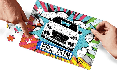 Puzzle Car Comic