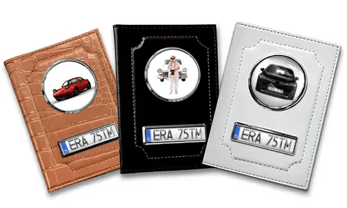 Car documents holder lying