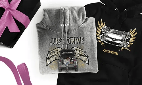 auto pullover Schwarz mit schwarzem Auto pullover auto