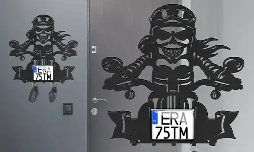 gallery-keyholder-wall-skeleton-motorcycle-rider-license-plate-text-printed-3