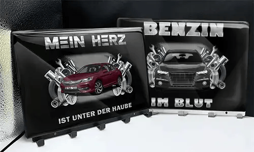 schlüsselbrett design in zwei Varianten auf dem Tisch  schlüsselbrett tuning