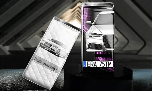 Two Stylish Car-Themed Stainless Steel Lighters