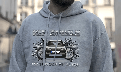 tuning pullover Grau 