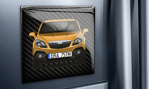 foto magnet mit dem Hund auf dem Wand personalisierte magnete