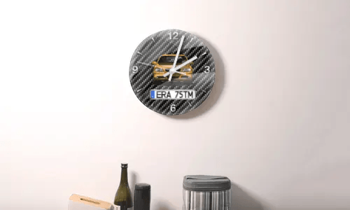 wanduhr mit foto auf dem Wand wanduhr mit bildern
